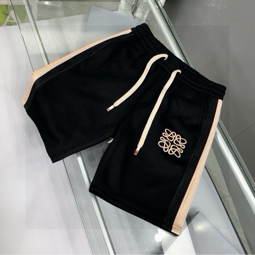 Loewe Black and Beige Men's Shorts